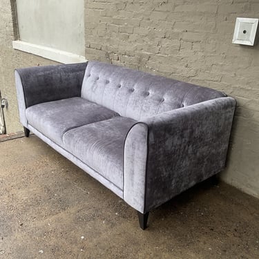 Art Deco Style Velvet Sofa