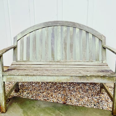 Vintage Teak Garden Bench by Smith &amp; Hawken