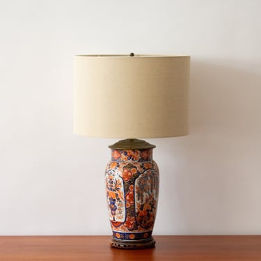 Antique Imari Table Lamp