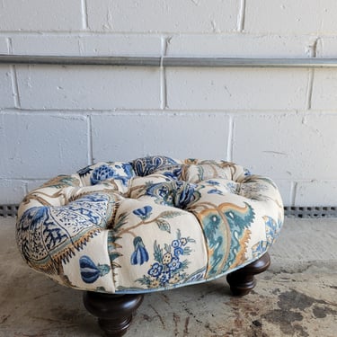 Paisley Upholstered Foot Stool