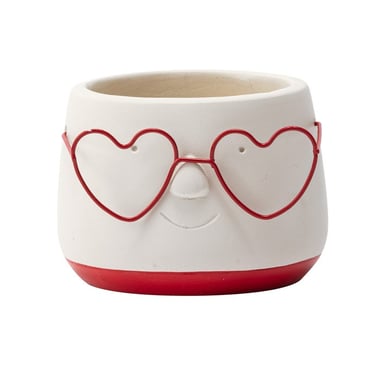 Heart Glasses Planter