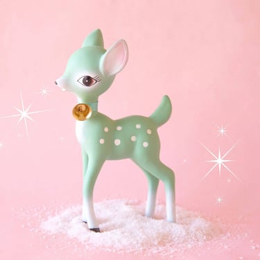 Retro Deer Figurine - Mint