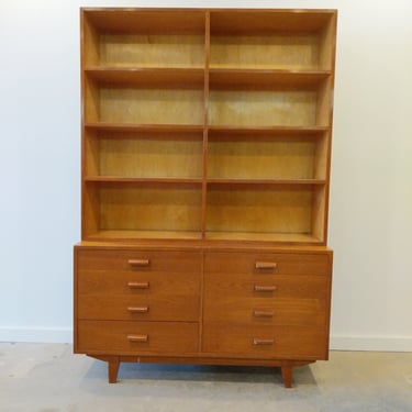 Vintage Danish Modern Teak Dresser / Bookshelf 