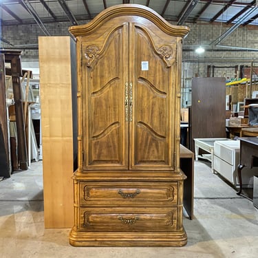 Bernhardt Hibriten Large Solid Wood Armoire