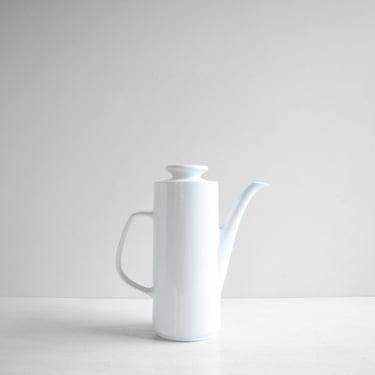Vintage Ceramic Coffee Teapot, J&G Meakin 1960s England Mid Century Teapot 