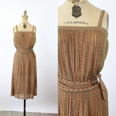 1980s MISSONI knit dress small medium | new summer 