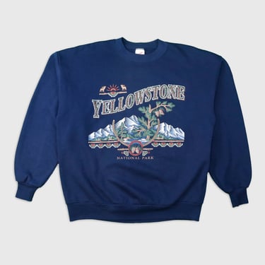 Vintage Yellowstone National Park Sweatshirt Sz XL