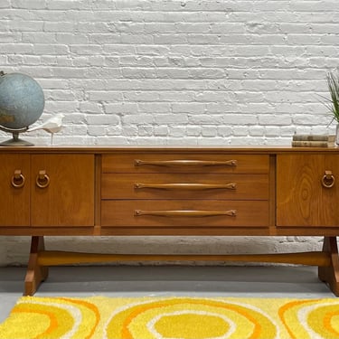 Extra LONG Mid Century Modern Danish Teak CREDENZA / Media Stand, c. 1960's 