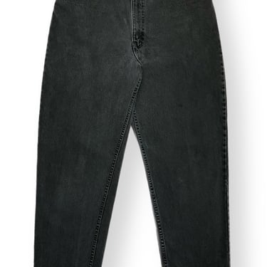 Vintage 90s Levi’s 550 Black Tab Made in USA Faded Black Denim Jeans Size W36 L32 