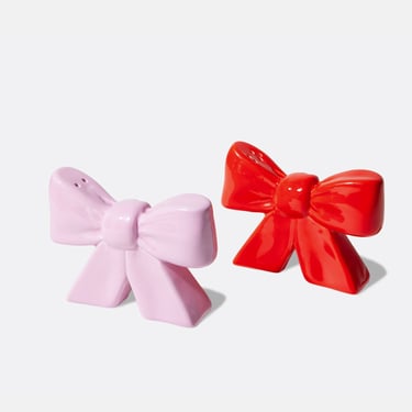 Bow Salt & Pepper Shakers