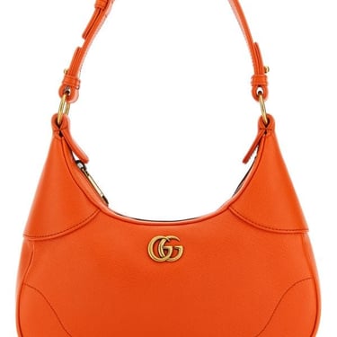 Gucci Woman Orange Leather Small Aphrodite Handbag