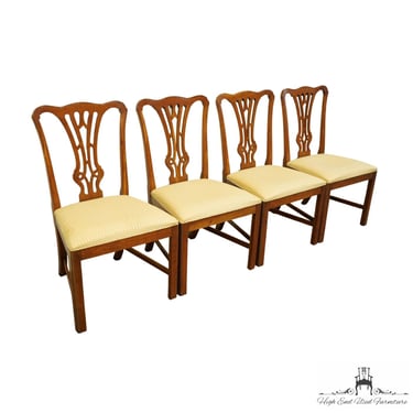 Set of 4 DAVIS CABINET Co. Antiqued Solid Knotty Pine Rustic Country Style Dining Chairs 2262 