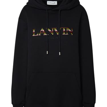 Lanvin Black Cotton Sweatshirt Woman