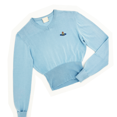 Vivienne Westwood 90s light blue sweater