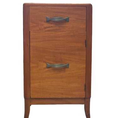 Free Shipping Within Continental US - Vintage Mid Century Modern Accent Table with Dovetail Drawers Circa 1950s - 1970s 