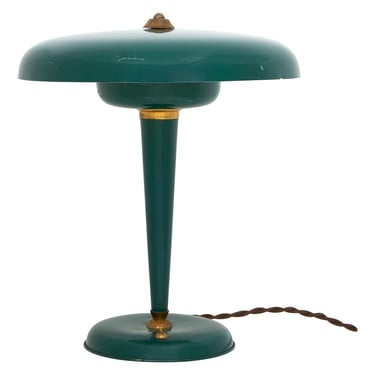 Vintage Green Table Lamp