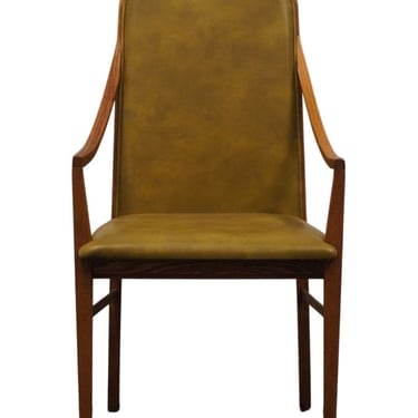 DILLINGHAM Manufacturing Teak Wood Contemporary Danish Modern Dining Arm Chair 