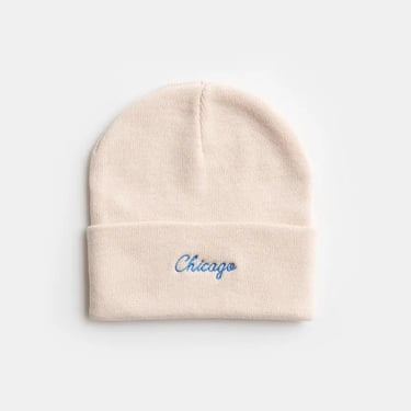 Embroidered Chicago Beanie