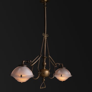 Holophane Gasolier Chandelier