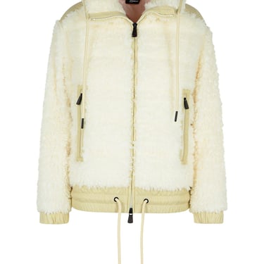 Moncler Grenoble White Polyester Sweatshirt Woman