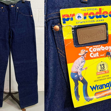 Vintage Wrangler Jeans 27” Waist 1990s 1980s Cowboy Cut Cowgirl 30