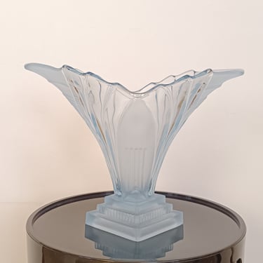 Walther & Sohne Blue vase / 1935 / Art deco / 