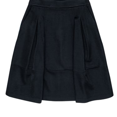 Marcellamoda - Navy Midi Skirt w/ Pockets Sz L