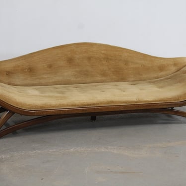 Vintage Mid-Century Modern Adrian Pearsall Style Gondola Sofa 
