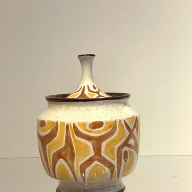 Vintage Red Wing Pottery - Jolly Jar with Lid, Sierra Series / Pattern 732-S 