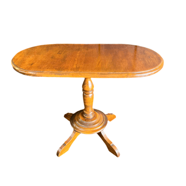 Oblong Wood Side Table