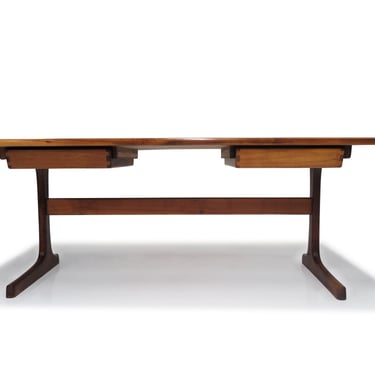 California Studio Black Walnut Executive Desk #2