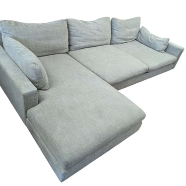 West Elm Light Gray L-Shaped Sectional