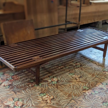 MCM Low Walnut Coffee Table