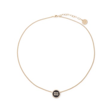 Miu Miu Brass Necklace Women