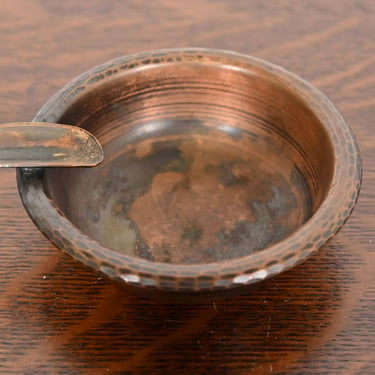 Roycroft Arts & Crafts Hammered Copper Ashtray