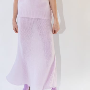 Kelsey Cashmere Skirt in Dahlia