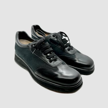 FERRAGAMO EVERYDAY OXFORD | Sport Oxford | Lace Up Shoes | Designer Shoes | Black Shoes | Made in Italy | Y2K | Womens Size 7.5 