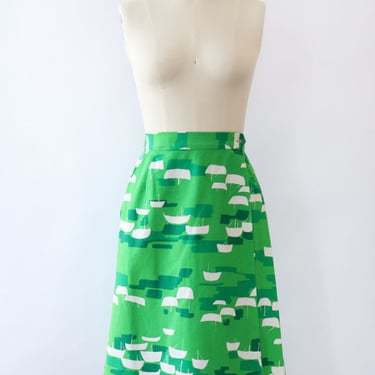 Malia Green Marina Cotton Skirt S