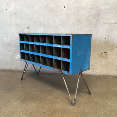 Vintage Curtis Industrial Cabinet with Hairpin Legs