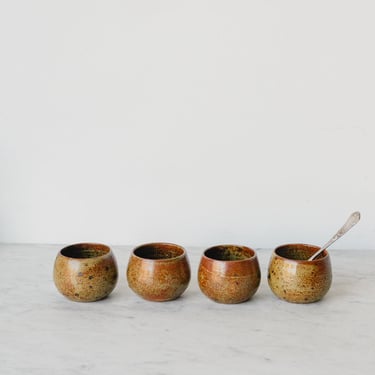Set of Four Stoneware Tumblers