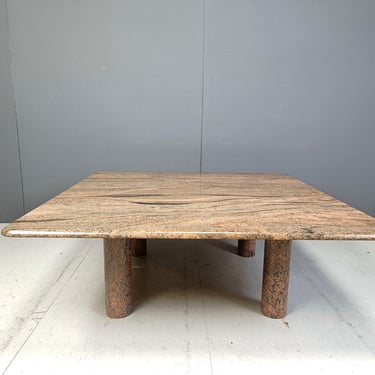 Vintage granite coffee table, 1970s - vintage coffee table - large stone coffee table 