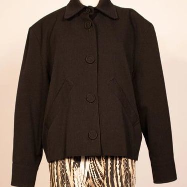 Todd Oldham black wool jacket 