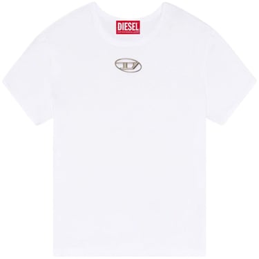 Diesel Women Logo Cotton T-Shirt