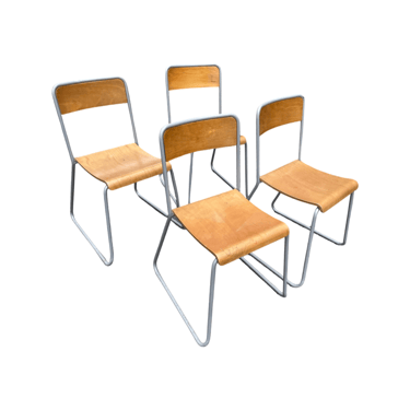 Vintage Ikea Bentwood Stacking School House Chairs - Priced Individually