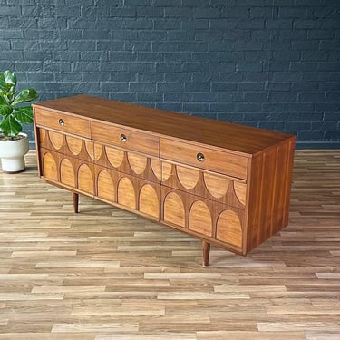 Mid-Century Modern “Brasilia” Style Sculpted Dresser, c.1960’s 