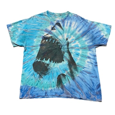 (XL) Tie-Dye Shark T-Shirt 070622 RK