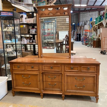 Large 9-Drawer Dresser with Mirror