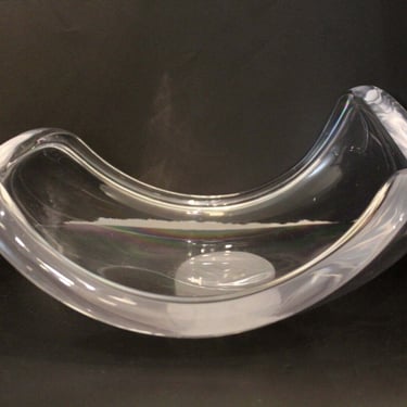 Vintage Mid Century Modern Ritts Astrolite Lucite Acrylic Bowl Dish Platter 