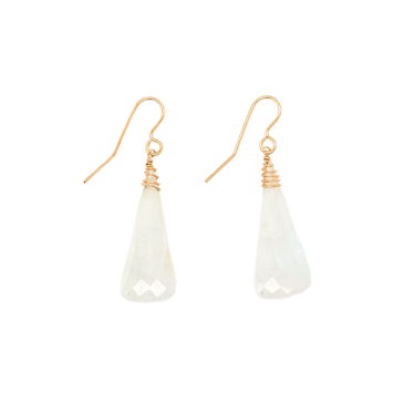 OOAK Moonstone Drop Earrings