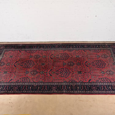 Vintage Hand-Knotted Persian Sarouk Palace Size Rug, Circa 1940s